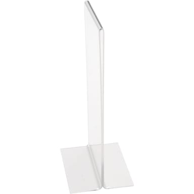 Deflecto desk display Classic Image DL portrait transparent