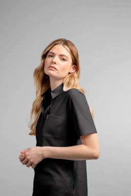 Van Laack Poloshirt 1/2 Arm MWW-S6 Black XS