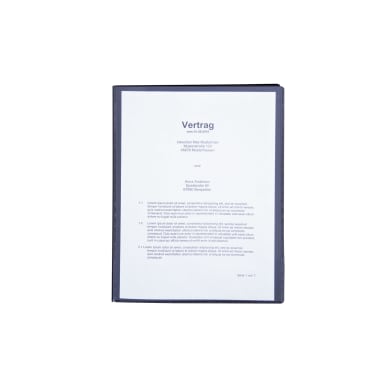 Display book A4 30 pockets polypropylene black