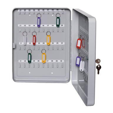 Alco key cabinet 20 keys light grey