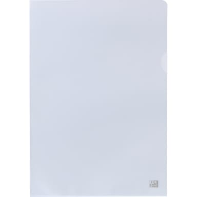 Oxford punched pocket Premium A4 PP 100 pieces crystal clear
