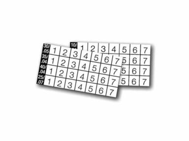 VDW MTWO Controlesticker 491 (28 stuks)