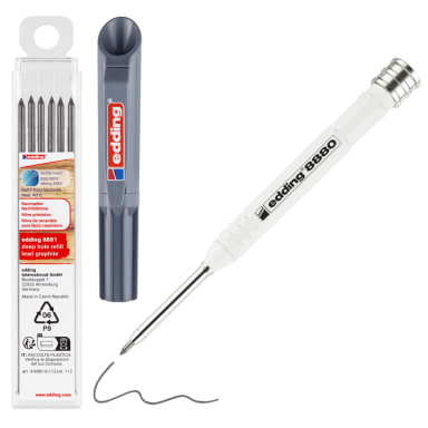edding construction marker set with refills