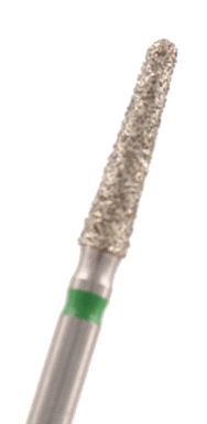 Diamant konisch rund Körnung: Grün (grob, 1 Packung á 5 Stück)