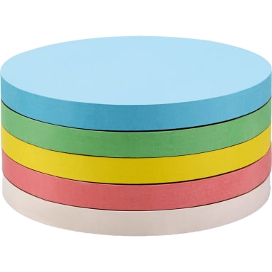 magnetoplan moderation card circle 95 self-adhesive 250 pieces assorted