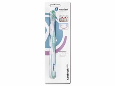 Miradent Carebrush Tandenborstel Wit/Groen
