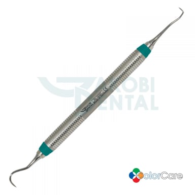 Scaler Towner Jacquette SU 15/33, ColorCare handle # 7, Colour: turquoise, stainless steel