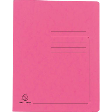 Exacompta flat file A4 cardboard pink