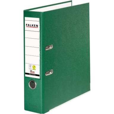 Falken ring binder S80 A4 80 mm PP green