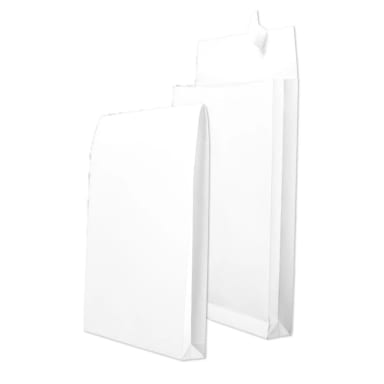 MAILmedia gusset envelope C4 140 g without window peel & seal 100 pieces white