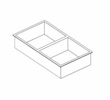 MEDIADENT Lade-inzetstuk VH12ZE-80 (2 stuks)