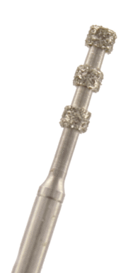 Diamant Tiefenmarkierer 0.3 mm Körnung: Blau (standard, 1 Packung á 5 Stück)