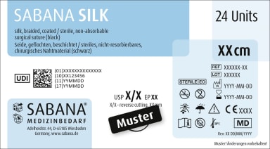 SABANA Silk 3-0 HR-17 75cm 2