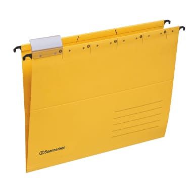 Soennecken suspension folder A4 220 g recycled cardboard 25 pieces yellow