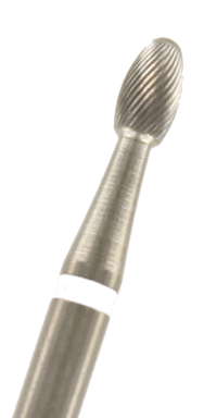 Hartmetall Finierer Eiform Verzahnung: 30 Schneiden (extra-fein, 1 Packung á 5 Stück)