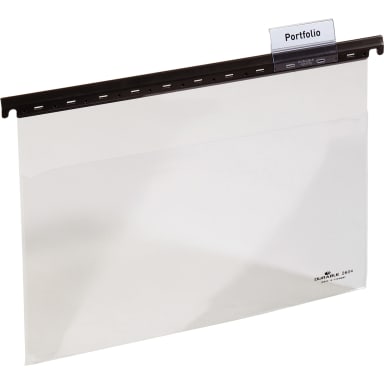 Durable display pocket A4 open at top transparent