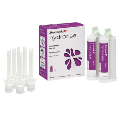 Zhermack Hydrorise Monofase Snelset 2x50ml