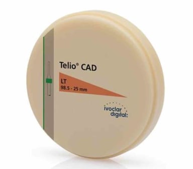 Ivoclar Telio® CAD Discs For PrograMill 98,5 x 25mm LT C2