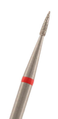 Diamant Flamme Körnung: Rot (fein, 1 Packung á 5 Stück)