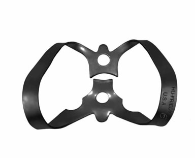 Hu-Friedy Rubberen Waterklem 6 Black Line