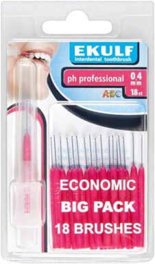 EKULF Interdental Brushes Ph Professional Purple, 0,4mm