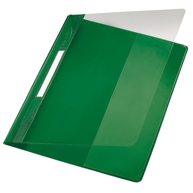 Leitz flat file A4 fold PVC green