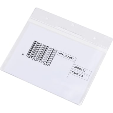 Djois identification pocket A5 10 pieces transparent