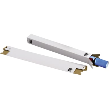 tidyPac shipping tube 1100x75x75 mm corrugated board white