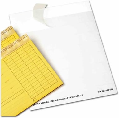 Verstärkerleiste transparent A5 SK Blatt