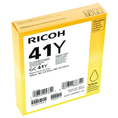 Ricoh gel cartridge GC-41Y 2,200 pages yellow