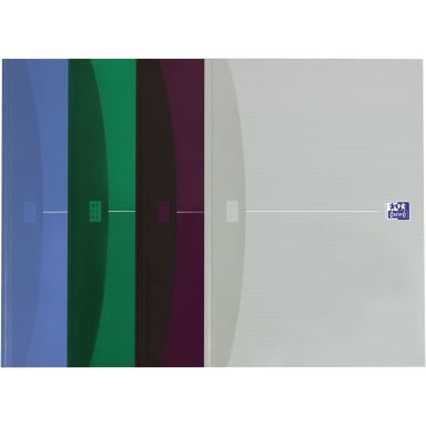 Oxford notebook A4 squared 96 sheets assorted