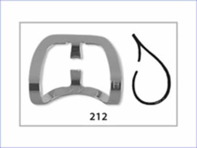 Hager & Werken Pasrubber Damklem (212 stuks)