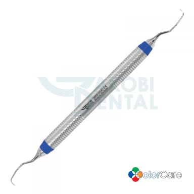 Gracey Curette 13/14, LONG, ColorCare handle # 7, Colour: black, stainless steel