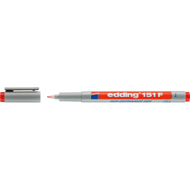 edding OHP marker 151 F non-permanent red