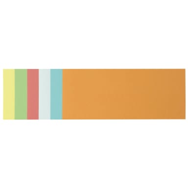 Soennecken moderation card rectangle 95x205 250 pieces assorted