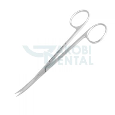 Surgical scissors Joseph SJC, curved, total length 140mm, stainless steel