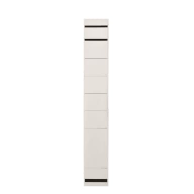 Westcott binder label narrow/long self-adhesive paper 10 pieces white