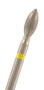 Diamant Knospe Körnung: Gelb (extra-fein, 1 Packung á 5 Stück)