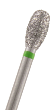 Diamant Eiform Körnung: Grün (grob, 1 Packung á 5 Stück)