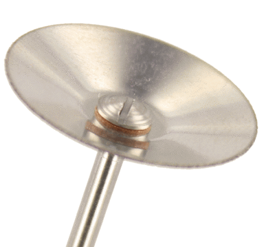 Diamantscheibe konkav  (0.5 mm) Körnung: Blau (standard, 1 Packung á 1 Stück)