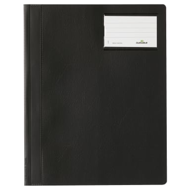 Durable flat file A4 polyethylene black