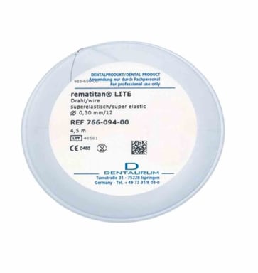 DENTAURUM Rematitan Lite Walsdraad 0,30 mm (12 Rollen)