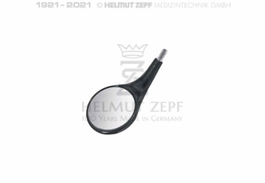 HELMUT ZEPF Mondspiegel Rhodium 24mm (5 stuks)