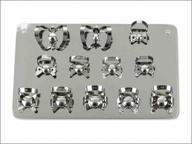Hager & Werken Pasrubber Klemmenbord voor 8 cl. st.
