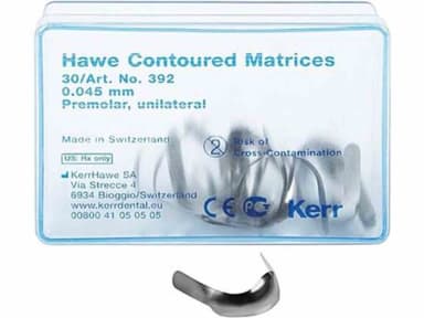 Kerr Hawe™ Konturierte Matrizen 392 Premolar, Unilateral