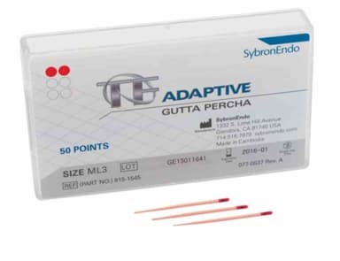 Kerr TF Adaptive™ Guttapercha Medium/Large, Red, ML3