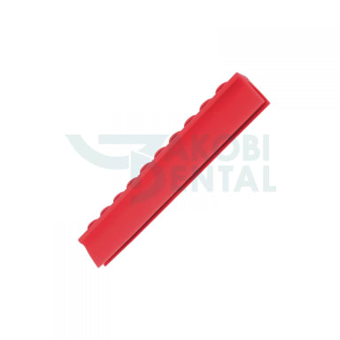 Compress Rail for Cassettes CR10, Capacity: 10 instruments, medical silicone, Colour: red