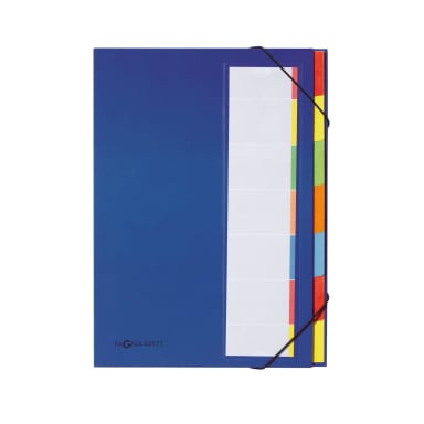 Pagna sorting folder Deskorganizer A4 7 compartments blue