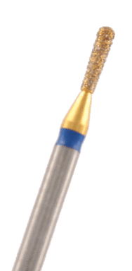 ZD-Diamant Birne lang Körnung: Blau (standard, 1 Packung á 5 Stück)