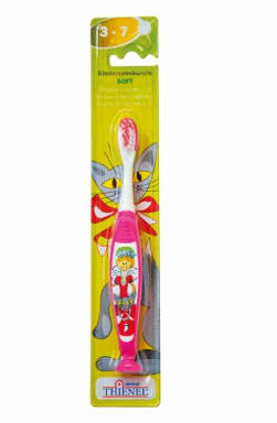 THIENEL Dental Children's Toothbrush Junior (3-7) 1er-Blister - Fee (pink)